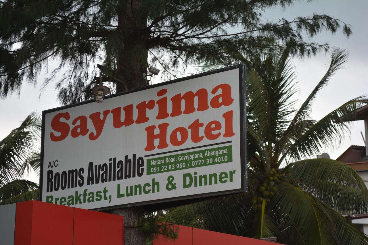 Sayurima Beach Hotel Ahangama Eksteriør bilde